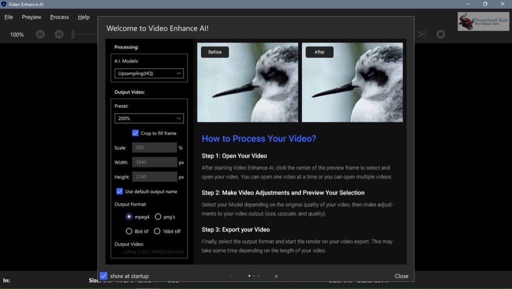 Topaz Video Enhance AI windows