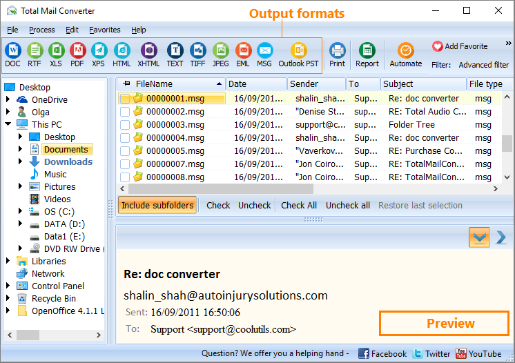 图片[2]-邮件转换工具-Coolutils Total Mail Converter Pro 绿色破解版-哇哦菌