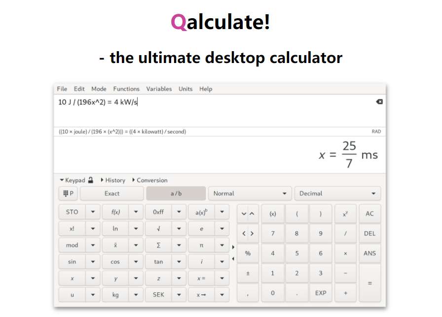 图片[1]-qalculate下载（多功能桌面计算器）qalculate中文绿色版资源分享