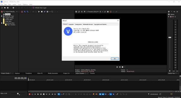 视频编辑软件-VEGAS Pro 20 破解版